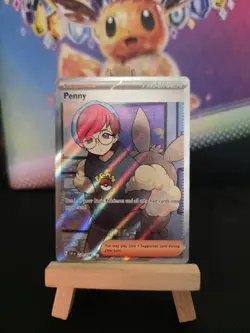 Pokemon Card Penny 239/198 Ultra Rare Scarlet & Violet Base Set Near Mint - Image 1