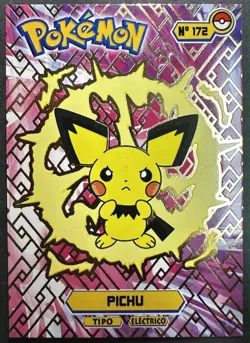 PICHU - POKEMON JOHTO CARDS TOP POKEDEX CCG FOIL - Image 1