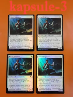 4x Novice Inspector | FOIL | Murders at Karlov Manor | MTG Magic Cards - Image 1