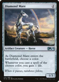 Diamond Mare Core Set 2019 MTG NM - Image 1