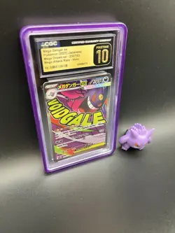 CGC Pristine 10 Mega Gengar ex 230/193 MD ex Holo Mega Attack Rare JP + Guard - Image 1