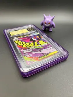 CGC Pristine 10 Mega Gengar ex 230/193 MD ex Holo Mega Attack Rare JP + Guard - Image 3