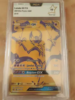 Carte Pokemon Lunala GX SM103a PCA 10 Gold Promo SL11.5 - Image 1
