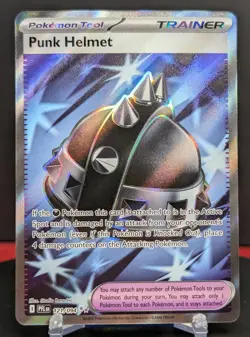 Pokemon Punk Helmet #121/094 English Phantasmal Flames - Image 1