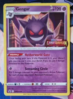 Gengar SWSH241 Lost Origin Prerelease Stamped Promo Pokemon Card NM-Mint TCG - Image 1