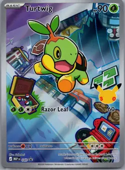 Pokemon TCG - First Partners Pack Promo Turtwig MEP 040 Holo - Image 1
