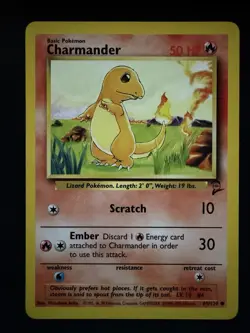 Charmander - 2000 Pokemon Base Set 2 69/130 - Vintage WOTC - Image 1