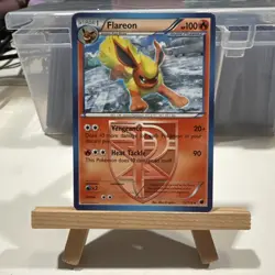 Pokemon - TCG Flareon 12/116 Uncommon Black White Plasma Freeze (2013) - Image 1