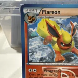 Pokemon - TCG Flareon 12/116 Uncommon Black White Plasma Freeze (2013) - Image 2
