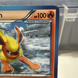 Pokemon - TCG Flareon 12/116 Uncommon Black White Plasma Freeze (2013) - Image 3