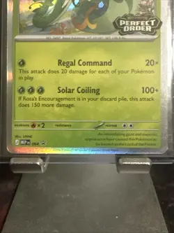 Serperior Perfect Order Stamped Promo MEP 064 Black Star Promo NM Pokemon TCG - Image 2