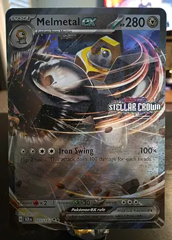 Melmetal ex Stellar Crown Stamped Oversized/Jumbo 105/142 (NM) - Pokemon TCG - Image 1