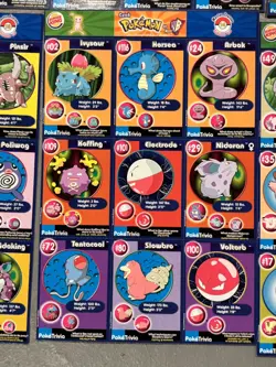 Vintage 1999 Pokemon Movie Poketrivia Sheets Complete Set 1-20 plus 13 sheets - Image 5