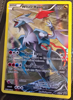 WHITE KYUREM 2015 Pokemon XY Black Star Promo #XY81 Full Art near mint - Image 1