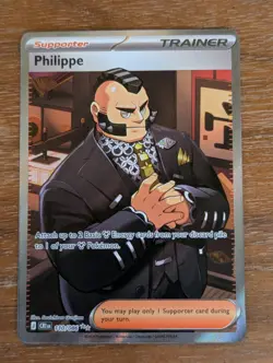 PHILIPPE 110/086 ULTRA RARE POKEMON ME04: CHAOS RISING NM/M - Image 1
