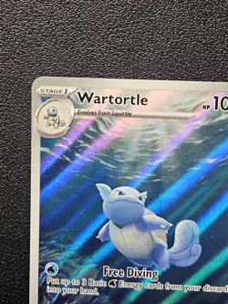 Pokemon TCG Wartortle 171/165 Illustration Rare, Scarlet & Violet 151 - Image 2