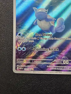 Pokemon TCG Wartortle 171/165 Illustration Rare, Scarlet & Violet 151 - Image 5