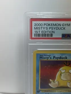2000 Pokemon Misty's Psyduck 1st Edition 90/132 Gym Challenge Regular PSA 9 - Image 2
