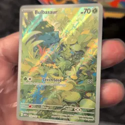 Bulbasaur 166/165 SV: Scarlet & Violet 151 Holo Full Art IR (EN) - Image 3