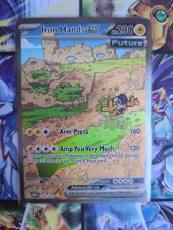 Pokemon TCG Iron Hands ex 248/182 Special Illustration Rare Paradox Rift NM - Image 1