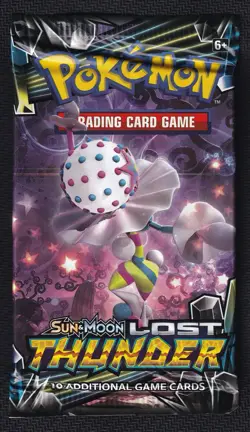 Pokemon Lost Thunder Booster Pack Blacephalon Pack Art - Image 1