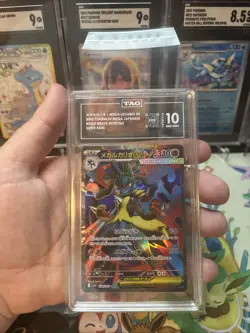 Pokemon Mega Lucario Ex Japanese Mega Brave 078/063 SR TAG 10 Gem Mint - Image 3