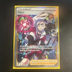 Piers TG28/TG30 Full Art Trainer Lost Origin Pokemon TCG NM/MINT - Image 1
