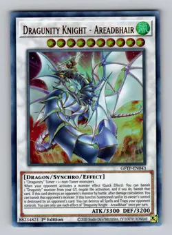 Dragunity Knight - Areadbhair GFTP-EN043 Ghosts From the Past Yu-Gi-Oh NM - Image 1