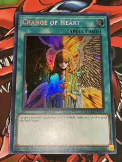 Yugioh Change of Heart MAMA - EN078 Secret Pharaohs Rare Near Mint - Image 2