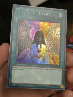 Yugioh Change of Heart MAMA - EN078 Secret Pharaohs Rare Near Mint - Image 3