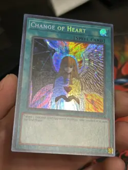 Yugioh Change of Heart MAMA - EN078 Secret Pharaohs Rare Near Mint - Image 4
