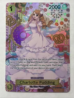 Charlotte Pudding OP03-112 SP Two Legends OP-08 SR One Piece TCG English - Image 1