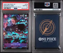 PSA 10 Sequential Sanji & Roronoa Zoro 065 076 Promotion Pack EX Vol.2 One Piece - Image 3