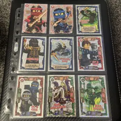 LEGO Ninjago Trading Card Game Bundle of Cards X9 No Duplicates - Image 1