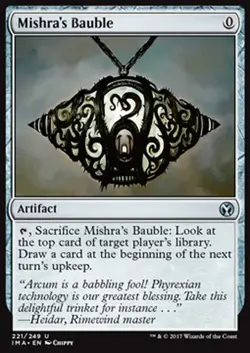 MTG MISHRA's BAUBLE FOIL EXC - BOLLA DI MISHRA - IMA - MAGIC - Image 1
