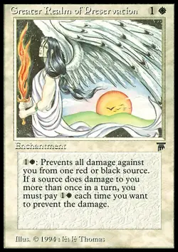MTG GREATER REALM OF PRESERVATION ITALIANO EXC REAME - Image 1
