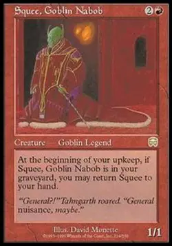 MRM FR/VF Skwi, nabab gobelin - Squee, Goblin Nabob MTG magic MMQ - Image 1