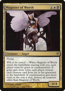 MTG MAGISTER OF WORTH EXC - CONSPIRACY - CNS - MAGIC - Image 1