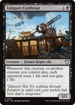 MTG Secrets of Strixhaven Commander - Zulaport Cutthroat - Image 1