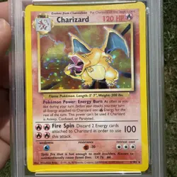 1999 Pokemon Base Set Charizard Holo #4 PSA 6 EX-MT Unlimited WOTC - Image 4