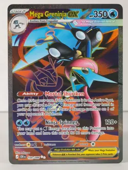 Mega Greninja ex - ultra rare - ME: Chaos Rising #100 - POKEMON - NM - A - Image 1