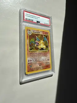 PSA 3 Charizard Holo Base Set Unlimited Pokemon 1999 - Image 2