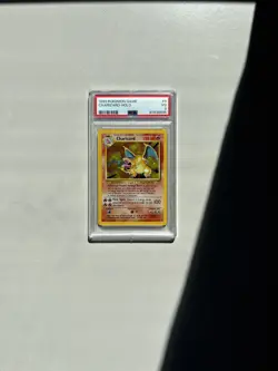 PSA 3 Charizard Holo Base Set Unlimited Pokemon 1999 - Image 5