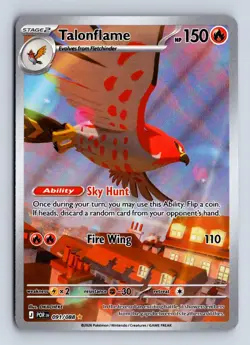 Talonflame 091/088 Holo Illustration Rare Perfect Order Pokemon NM/M - Image 1