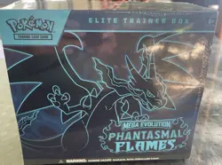 Phantasmal Flames Elite Trainer Box ETB Pokemon New Sealed Pokemon 3 Available - Image 1