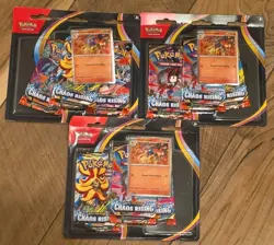 3x Pokemon Chaos Rising 3 Booster Blister - Sealed - Charmeleon - Image 1