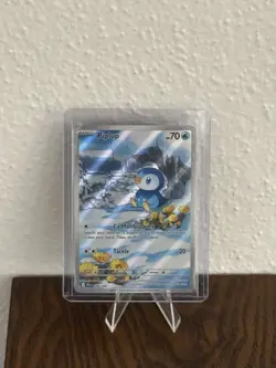 2025 Pokemon TCG Phantasmal Flames Piplup 098/094 Illustration Rare - Image 1