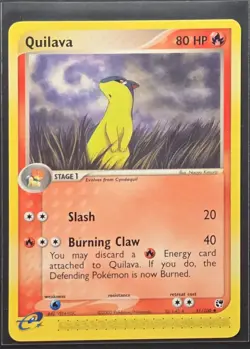 Quilava 51/100 EX Sandstorm Uncommon Pokemon 2003 - Image 1