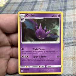 Pokemon SUM 56/149 - Guardians Rising Crobat Cosmos Promo - Near Mint - Image 1