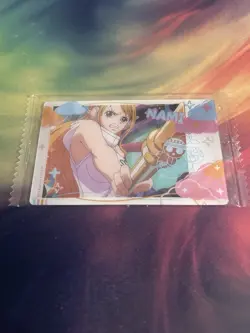 One Piece Nami Japanese Wafer Card - Image 1